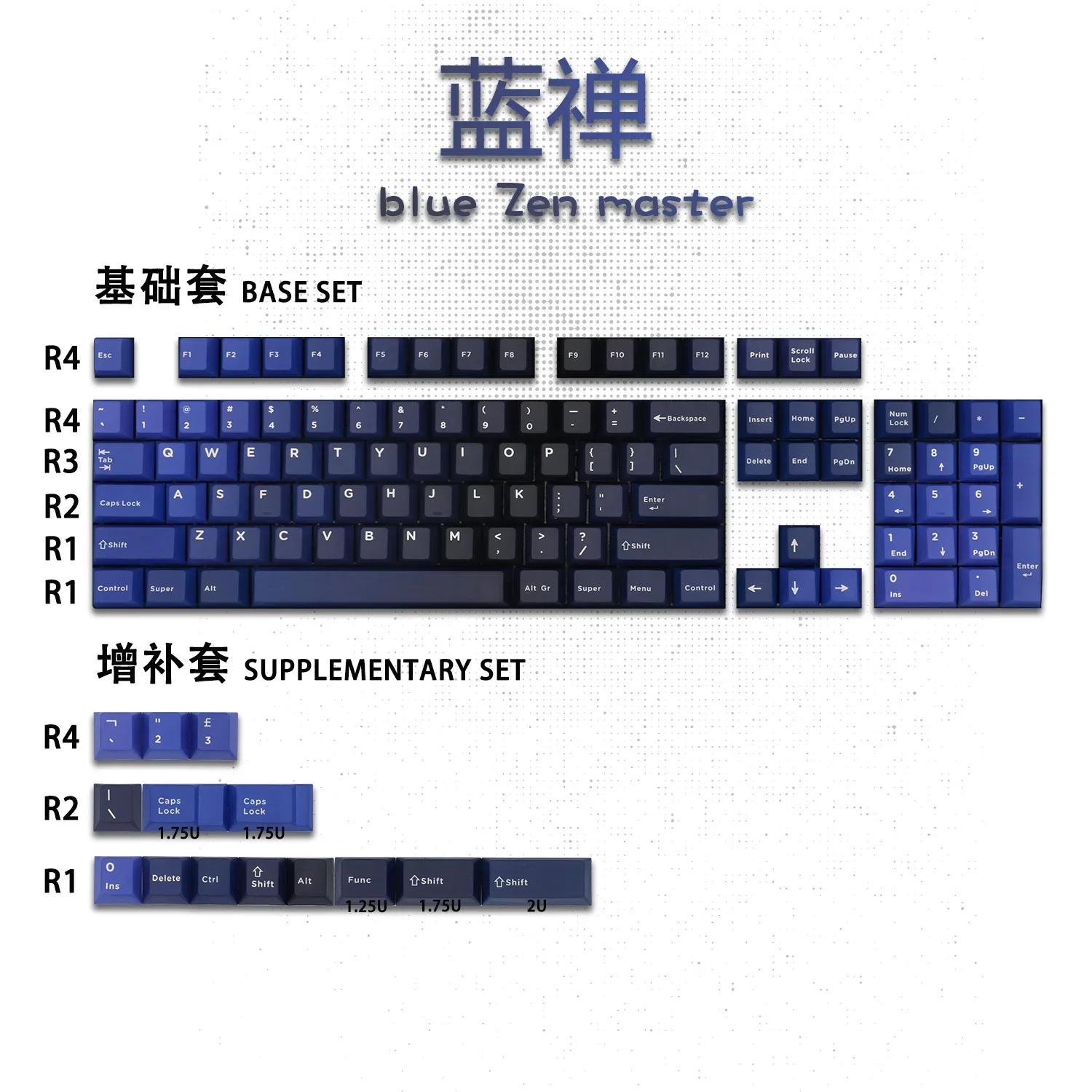 PBT sublimation keycaps Original height Mechanical keyboard 87 keys 104 keys