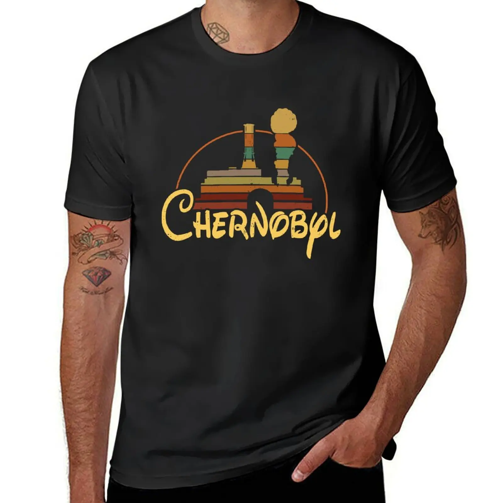 T Chernobyl Fantasy Logo RBMK Roentgen Not Great Not Terrible Nuclear Power Liquidator Station Roentgen Radiation AMZ T-Shirt