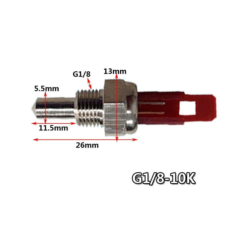 Wall mounted boiler with built-in thermistor temperature sensor G1/8 10K gas boiler accessories NTC sensor