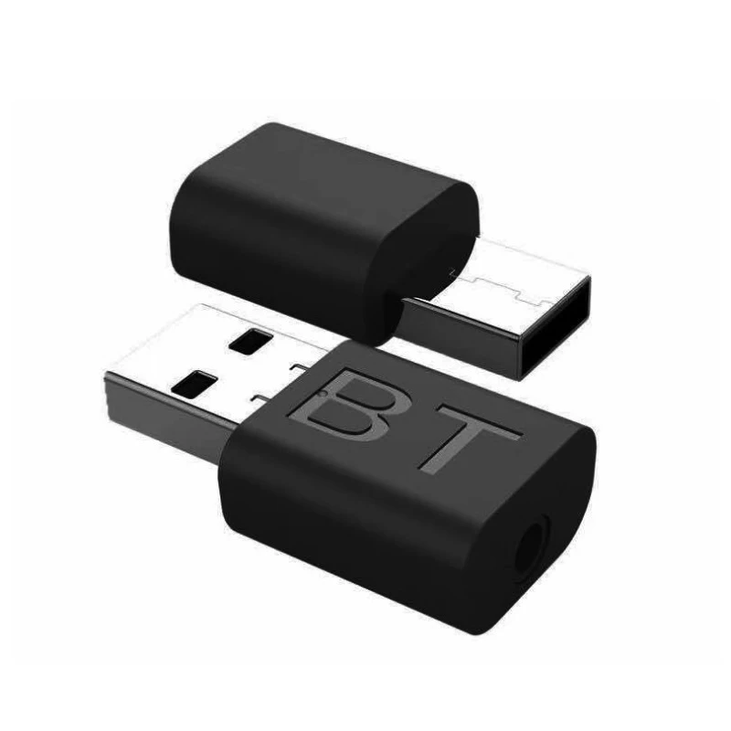 USB Bluetooth 5.0 Receiver Wireless Bluetooth Adapter 3.5mm AUX Jack for PC Car Music AUX Stereo Audio Adapter for TV Headphone