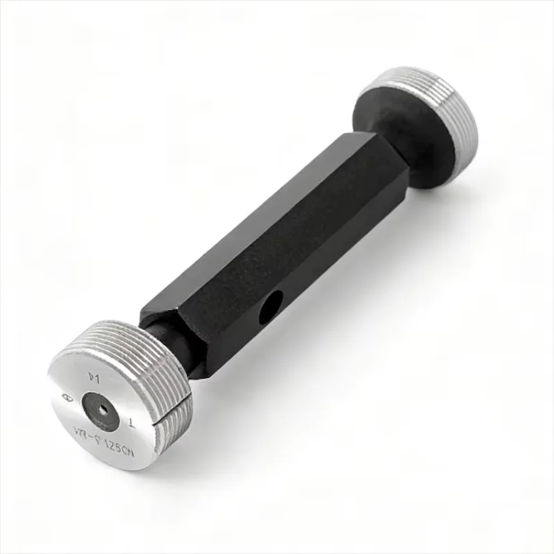 High Accuracy Metric NPT Ring Thread Plug Gauge Alloy/Steel Silver