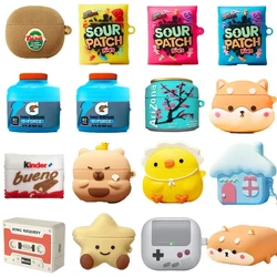 3D Silicone Soft Earphone Case For Airpods 4 2024 Cute Cartoon Capybara Candy Protective Charging Box Cover for Airpods 4 Gen