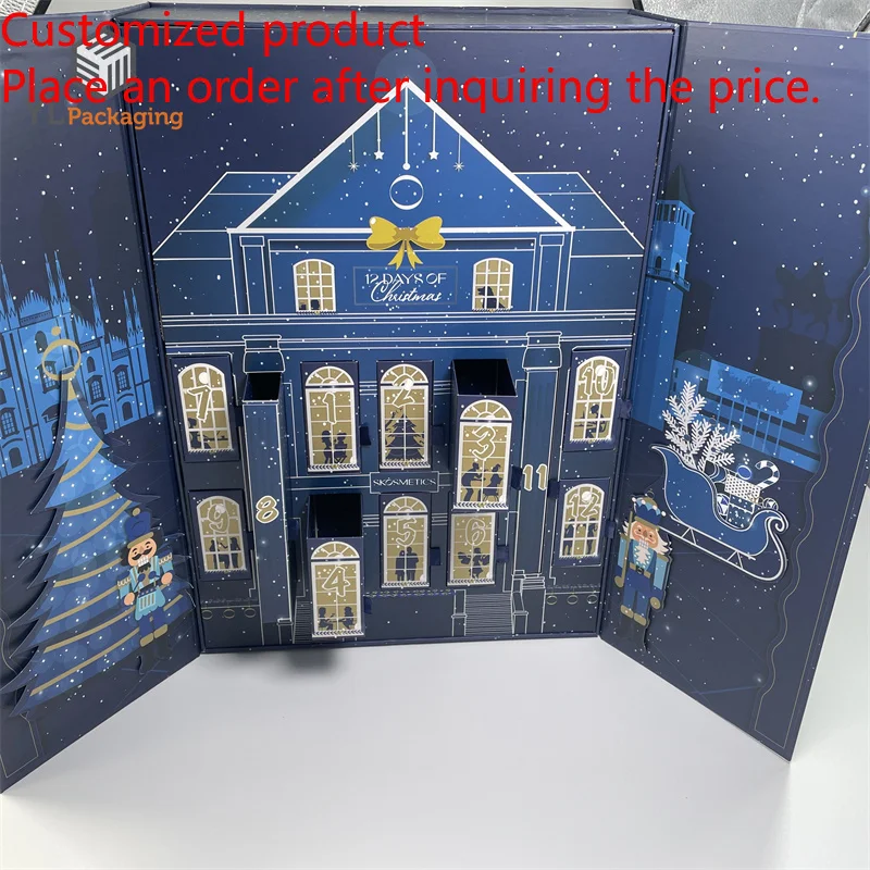 Customization.Customization.Luxury Advent Calendar Wholesale Christmas Gift Boxes