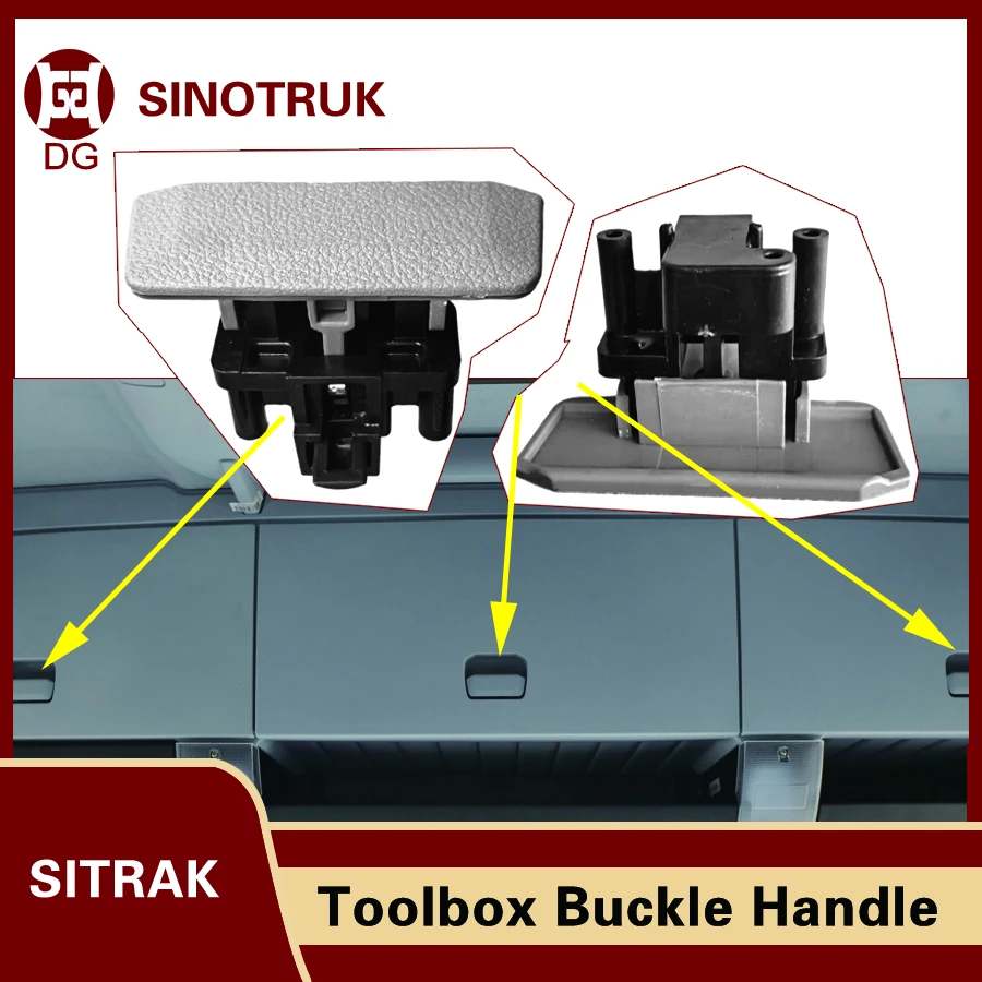 

Ручка пряжки ящика для инструментов для Sinotruk Sitrak Cab, ручка переключателя ящика для инструментов