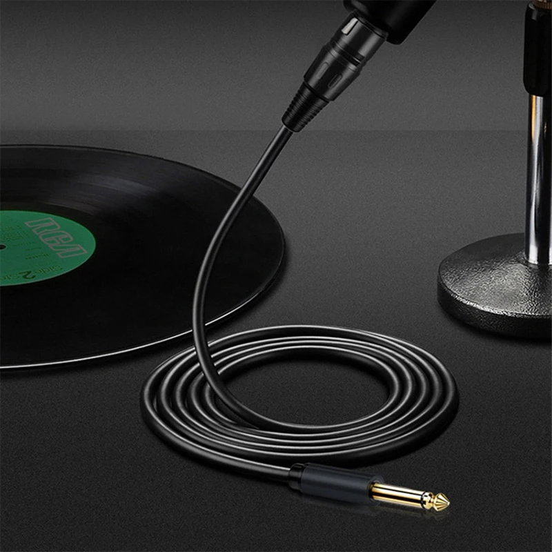 6.5mm To XLR Male Female Audio Cable 6.35mm Canon Interface Audio Mixer Microphone Connection Microphone 0.5m 1m 1.5m 2m 3m 5m