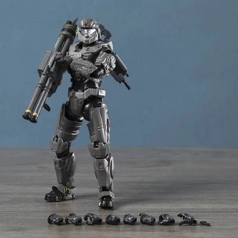 Spartan-B312 Noble Six Re:Edit 1000toys 1/12 Scale Action Figure Pvc Model Collection Gift Decoration Figurine view 3