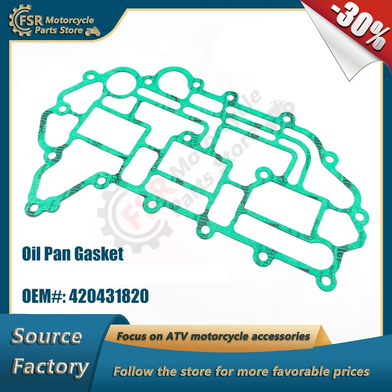 

Прокладка масляного поддона, подходит для Sea-Doo GTI GTS Spark/Can-Am Maverick X3 900 2014-2025 и Ski-Doo Lynx, номер по каталогу: 420431820, детали Jet Ski и Quad