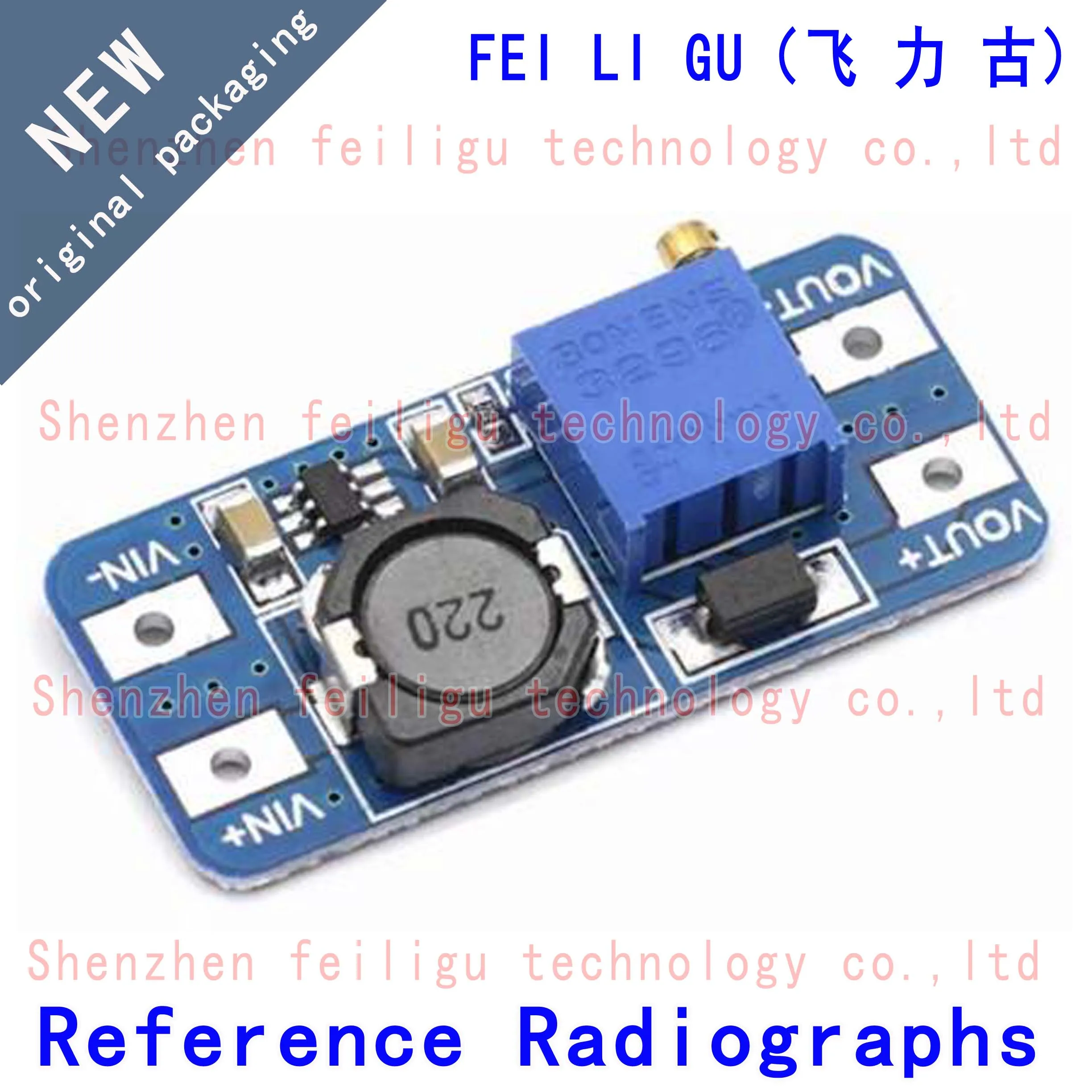 

1~50PCS 100% New MT3608 DC-DC booster module 2A booster board Input voltage 2-24V up 5/9/12/-28V adjustable