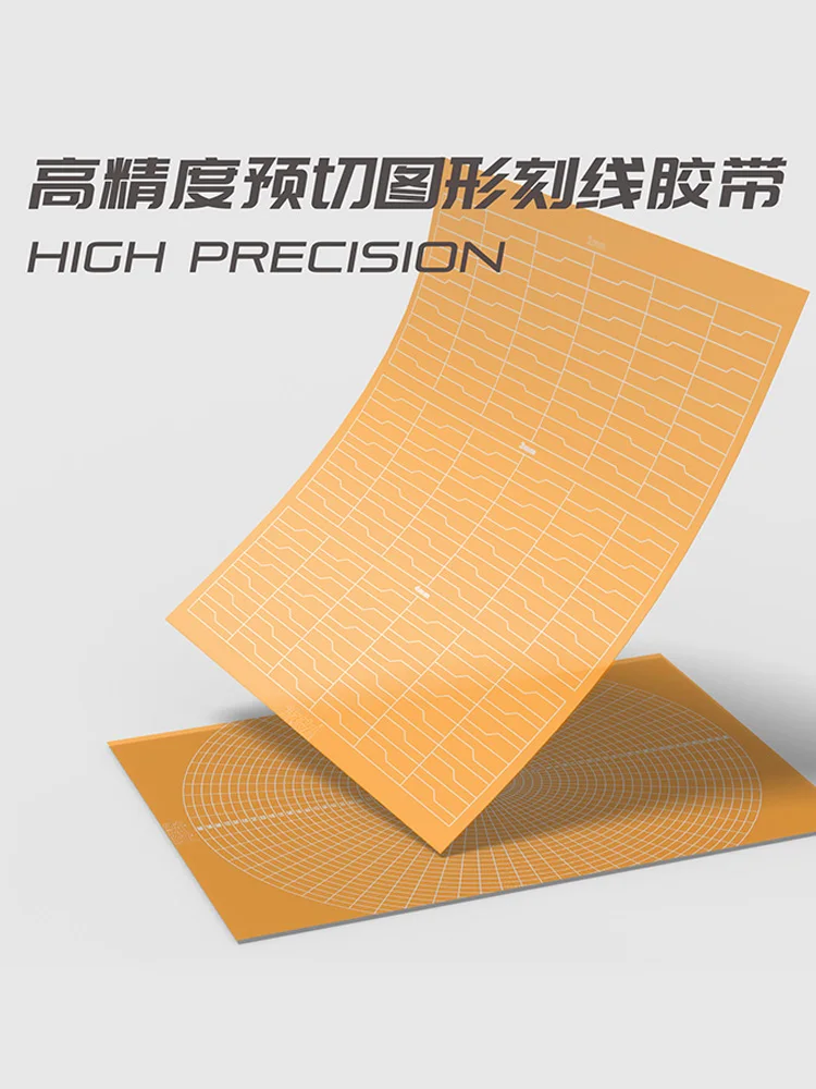 High Precision Pre-Cut Graphic Scribing Tape for Models Duplicate Scribe Lines Easily Add Scribing to Other Locations