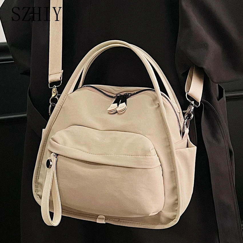 

Multi Pocket Handbag Women Shoulder Bag Commuting Shopping Medium-sized Pocket Lightweight Waterproof Diagonal Cross Bag girls
