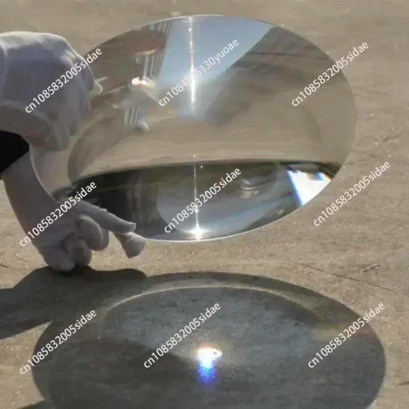 300mm Large Optical PMMA Plastic Big Solar Fresnel Lens Focal Length 120 220 400 360mm Solar Concentrator Magnifying Glass 1PC