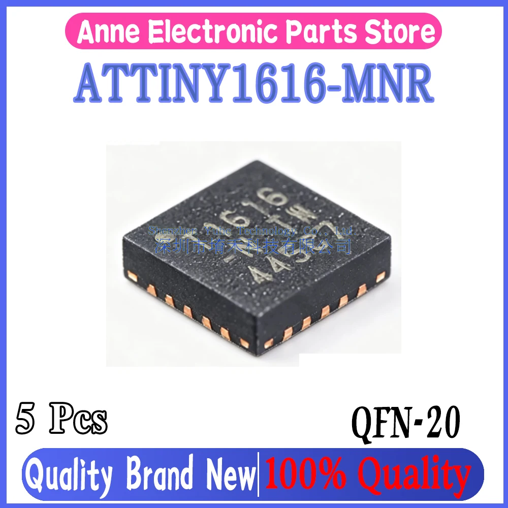 (5piece)100% New ATTINY1616-MNR ATTINY 1616-MNR T1616-N TH T1616 QFN-20