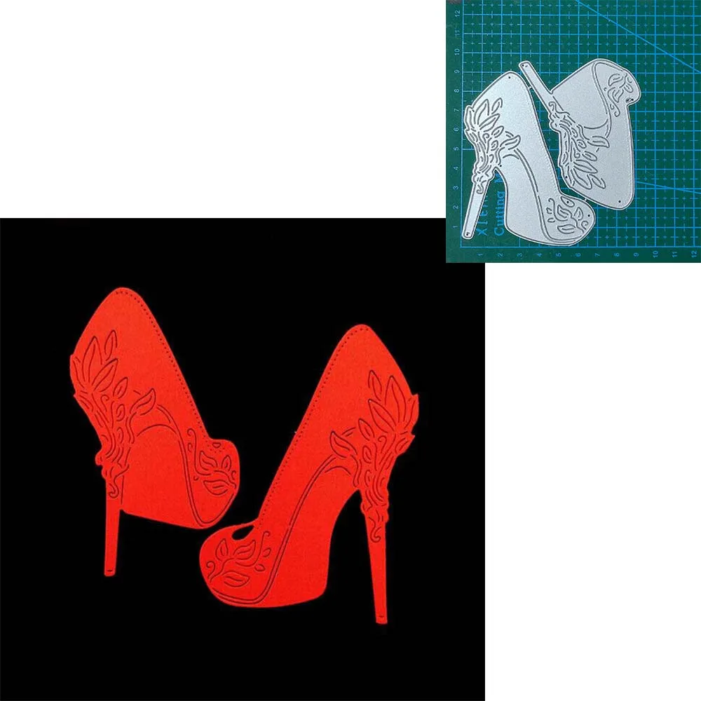 high heels Gift box clothing metal cutting dies mold Scrapbooking paper craft knife mould blade punch template Embossing stencil