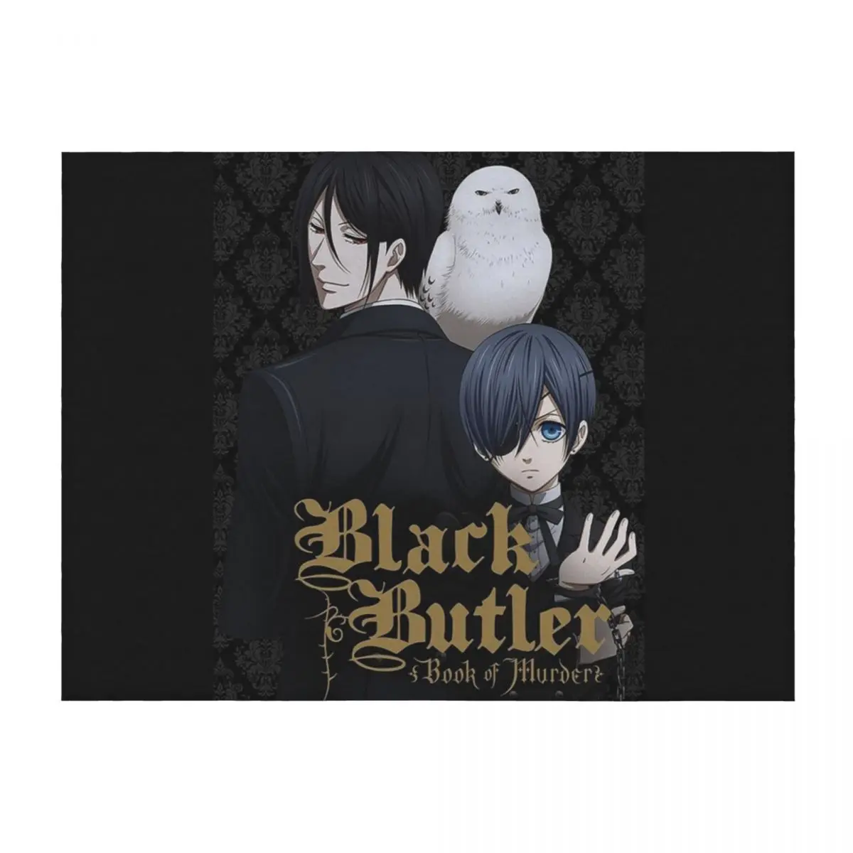 

black butler black Throw Blanket Custom Beautifuls Summer Luxury Throw Blankets