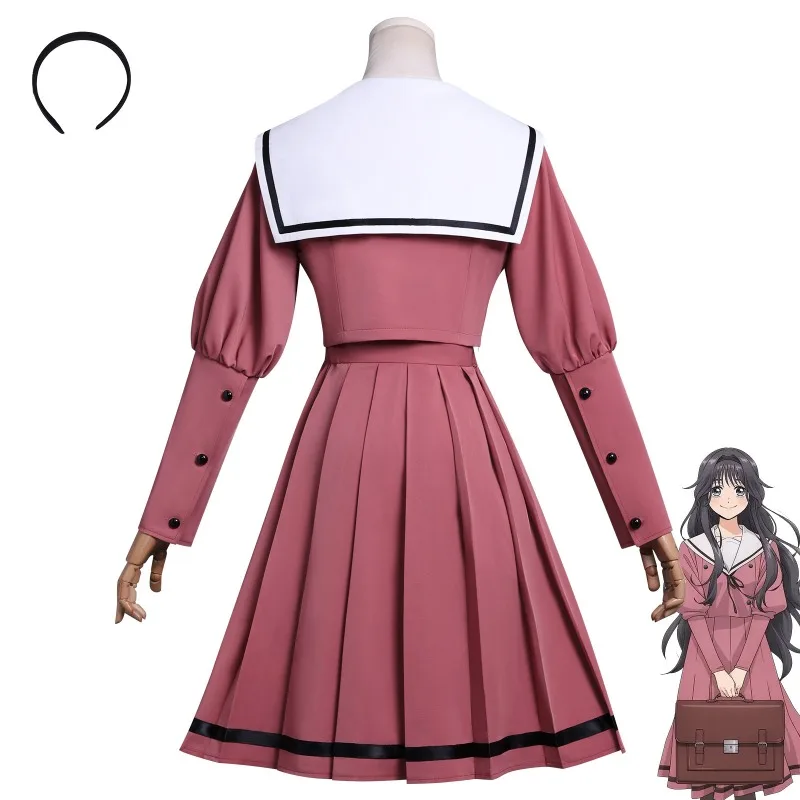 Аниме The Fragrant Flower Blooms Dignity Waguri Kaoruko Косплей Костюм JK Школьная форма Хэллоуин Карнавал Женский Повседневный Повседневный