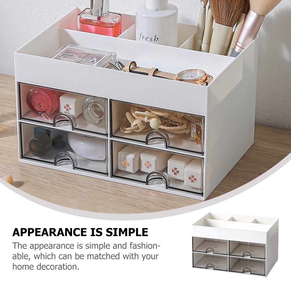 

Drawer Storage Box Desktop Organizer PP Material Multi-Function Stationery Office Home Tabletop Storage