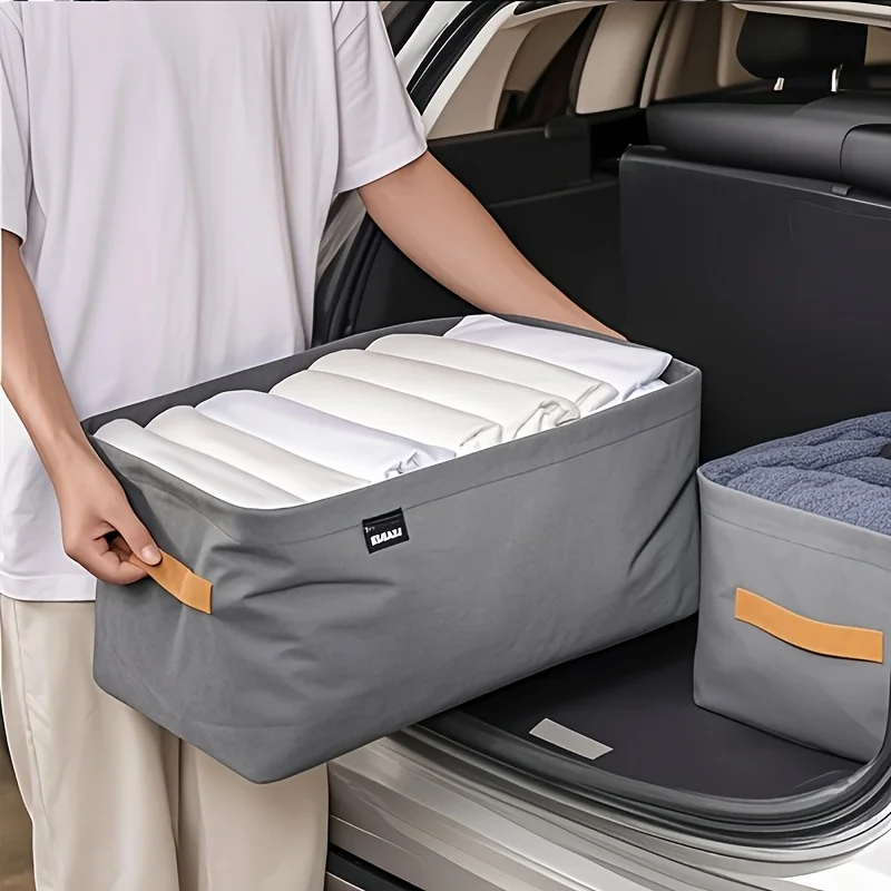 

Multifunctional Foldable Car Storage Box, Waterproof Auto Trunk Organizer, Large Capacity Stowing Tidying for SUV Sedan