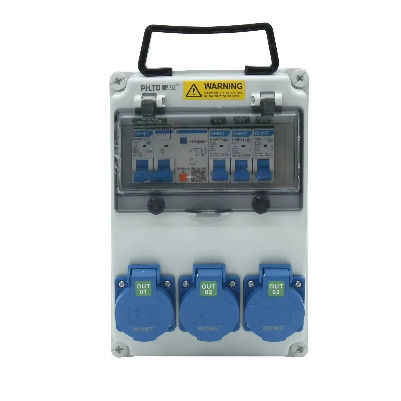 Customized Industrial Waterproof Socket Box, Convenient and Movable Maintenance Distribution Box Board Combination Box