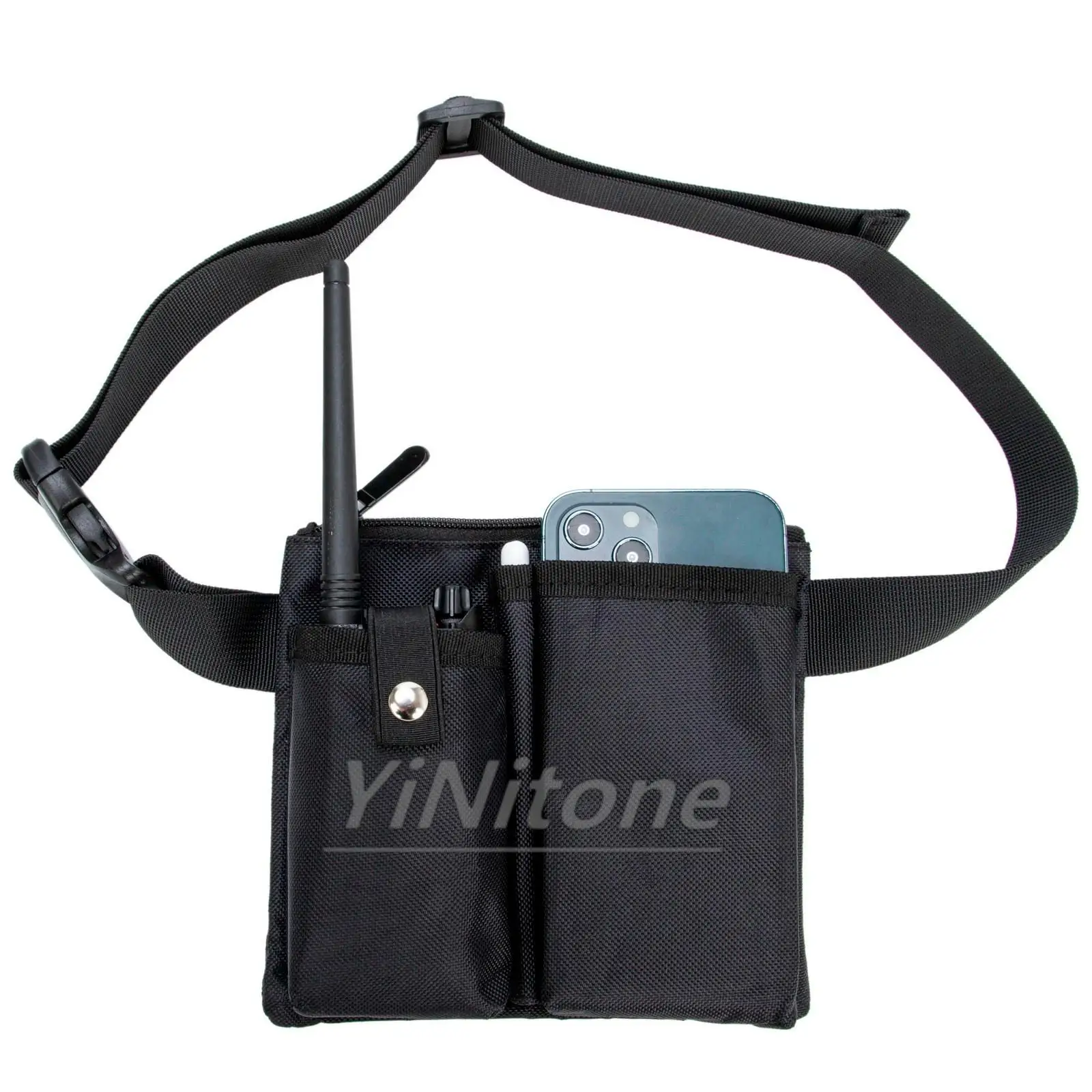 Restaurant Bars Hotels Cafes Waiter Waist Money Pouch Apron Bag with Pencil Holder for Baofeng UV-5R 888S UV-S9 Walkie Talkie