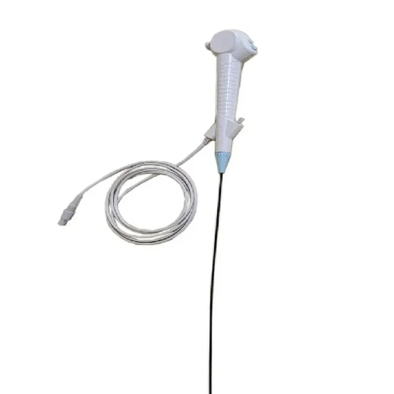 Disposable Electronic Flexible Bronchoscope POM-05431 with Touch Panel for Sputum Aspiration