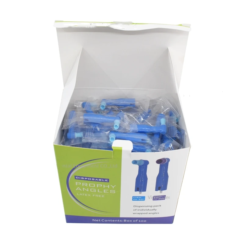 100pcs/box Dental Disposable Prophy Angles Cup Polishing Cup Fit Universal/ Straight Low Speed Handpieces