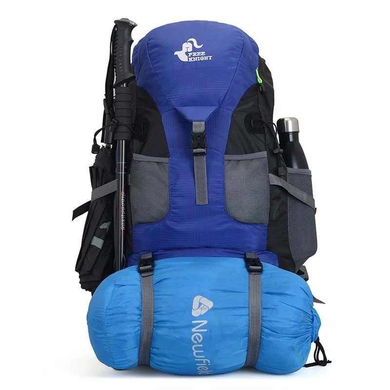 Imagem -02 - Mochila de Acampamento Impermeável para Homens e Mulheres Mochila Esportiva ao ar Livre Mochila de Trekking Ciclismo Caminhadas Alpinismo 50l