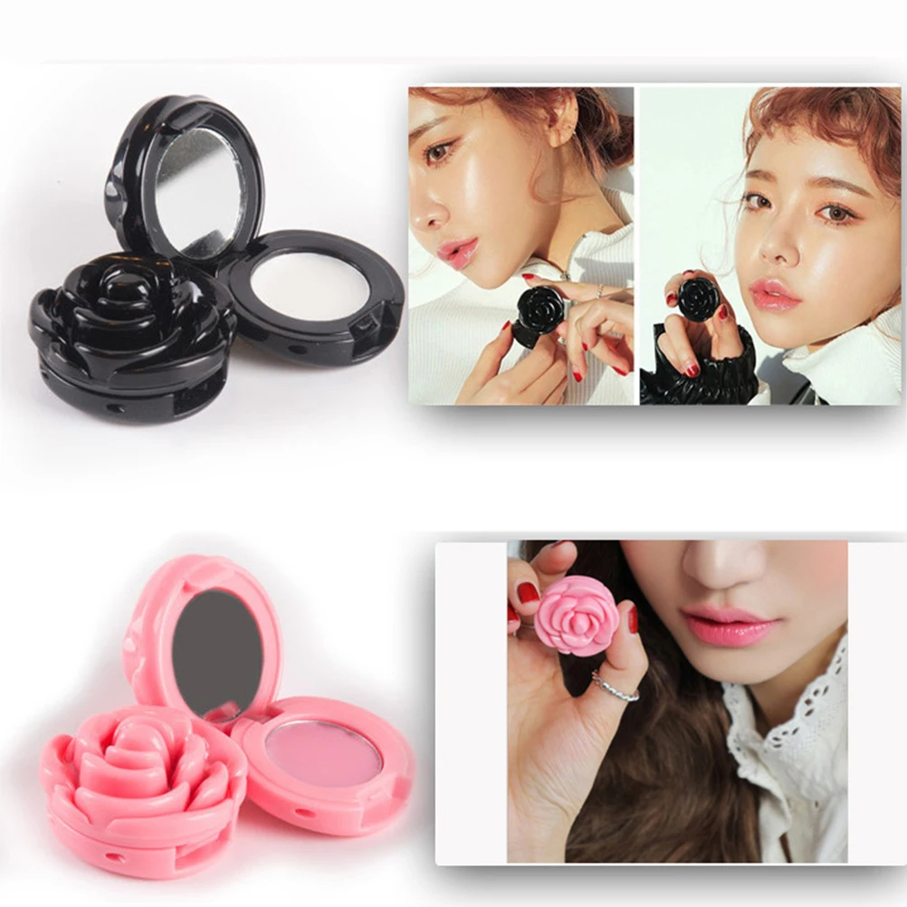 6pcs Empty Lipstick Box Refillable Cream Containers Travel Bottles Facial Eye Cream Women Girls Lightweight Portable