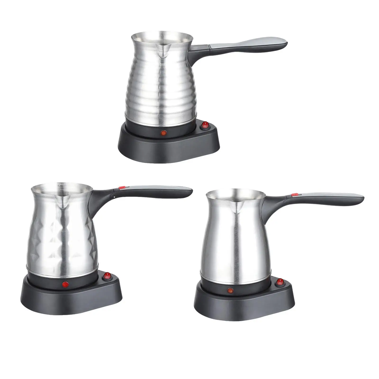 

17oz Electric Coffee Pot Comfortable Grip 600W Electric Quick Boil Jug Turkish Kettle for Cafe Office Home Bar Restaurant