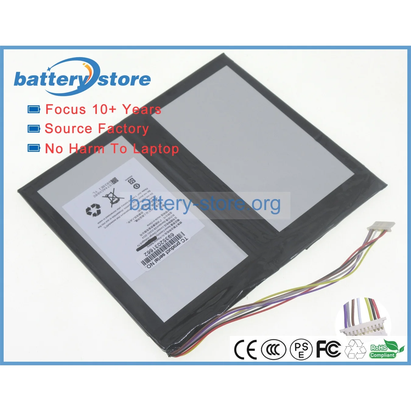 

H-35130148P laptop batteries for CHUWI Ubook Pro12.3 M3,7.6V,4 cell