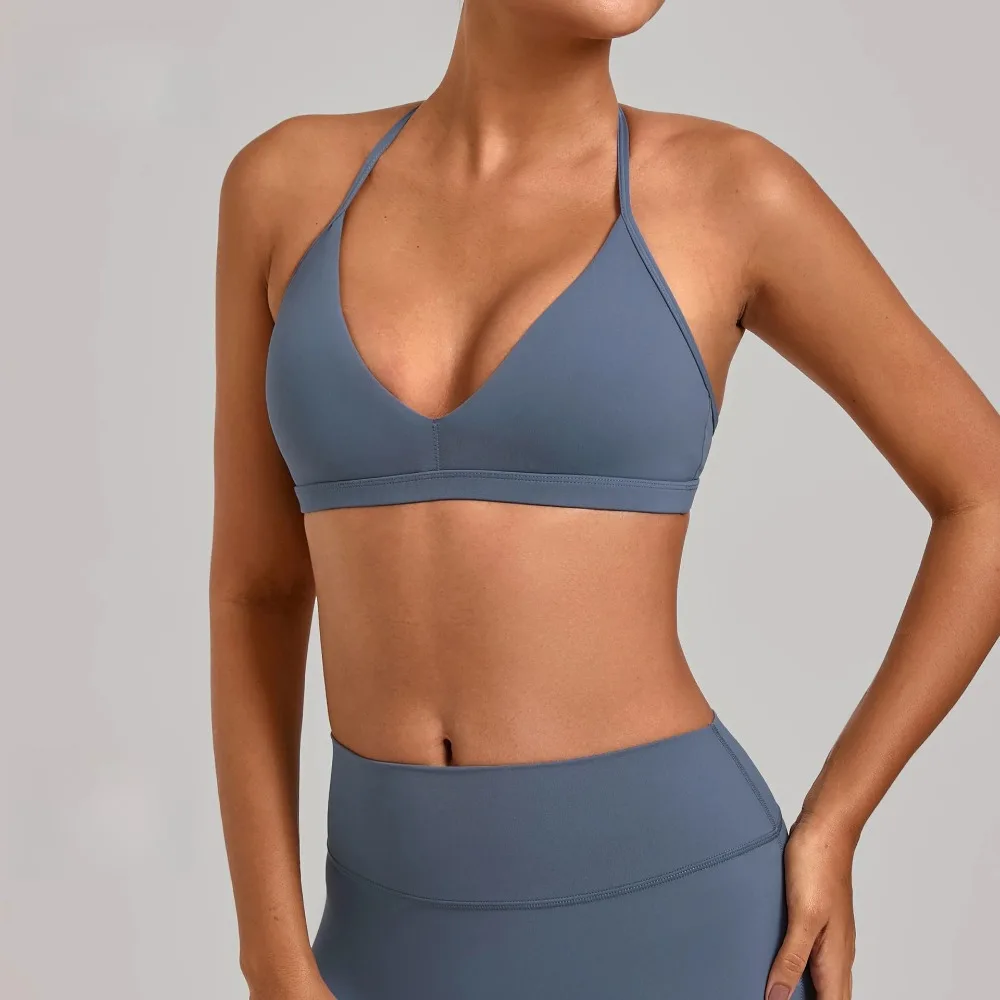 Gym Workout Fitness Top Adjustable Strap Yoga Bras Hollow Out Back Versatile Sports Bra Fitness Running Sports Bra for Women view 4