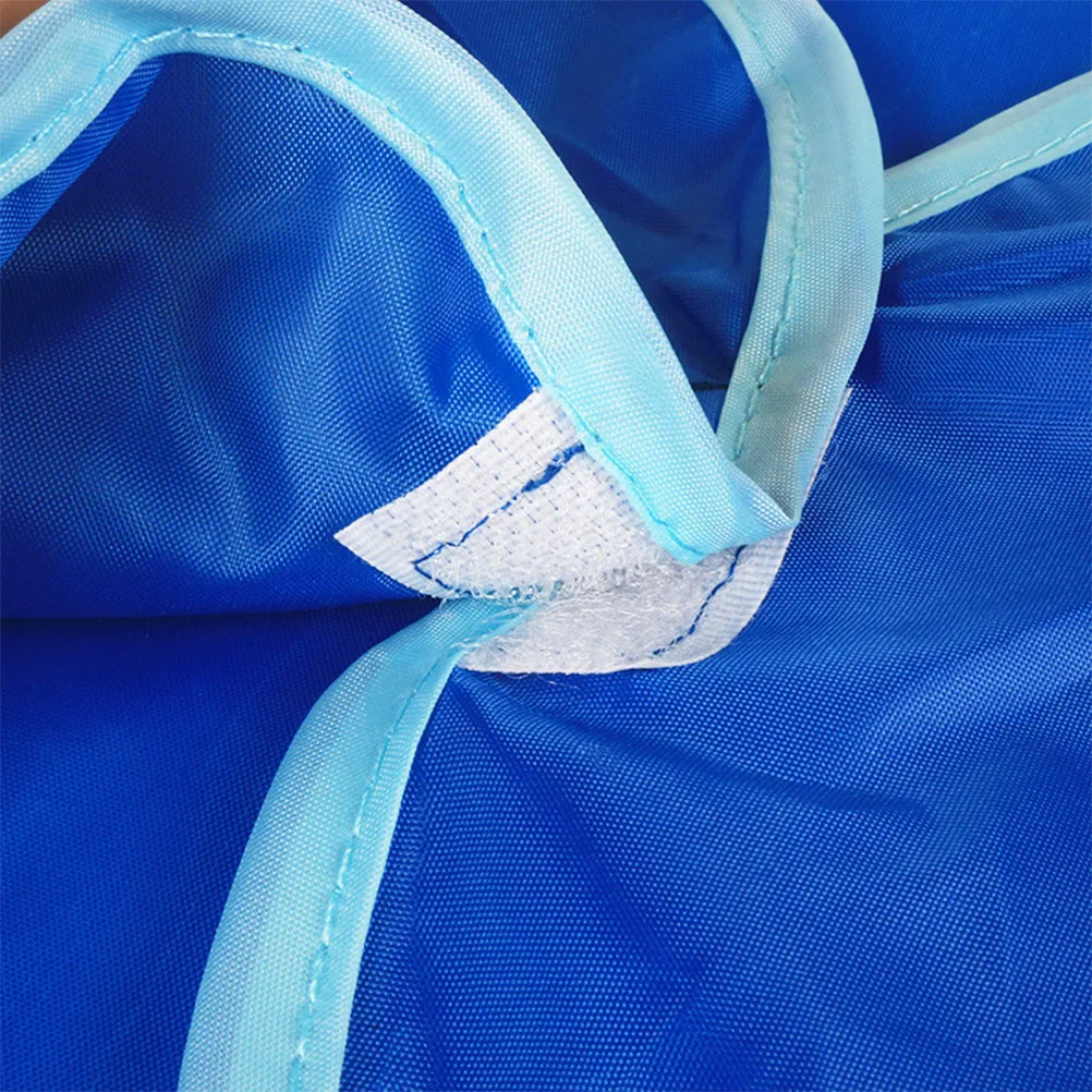 

2Pcs Waterproof Kids Cooking Aprons PVC Coated Long Sleeve Art Painting Aprons for Craft Feeding Cleaning Kids Apron