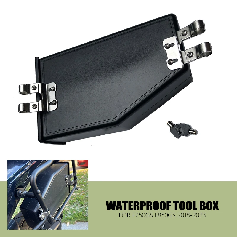 

New Left Side Box Waterproof Tool Box For BMW F750GS F850GS F750 GS F850 GS F 750GS F 850 GS 2018 2019 2020 2021 2022 2023