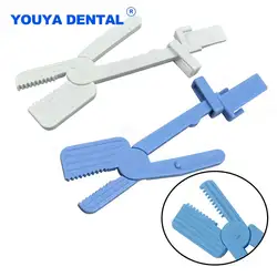 Universal Plastic Dental X-Ray Film Clamp Snap Radiograph Holder Xray Sensor Positioner Blue Clip Dental Lab Instrument Tool