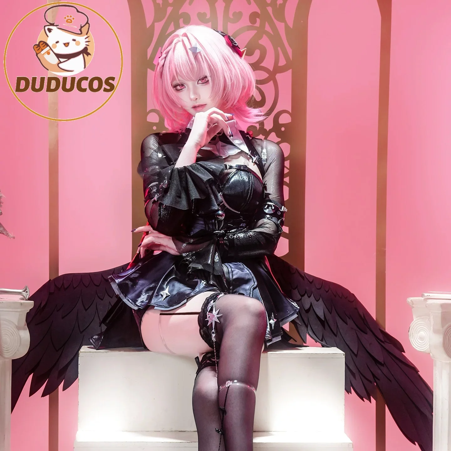 Image of DUDU-SSR Ramiel Zenless Zone Zero Cosplay Kostüm Kleid Outfit Remielle Dan Uniform Halloween Karneval Party für Frauen Requisiten