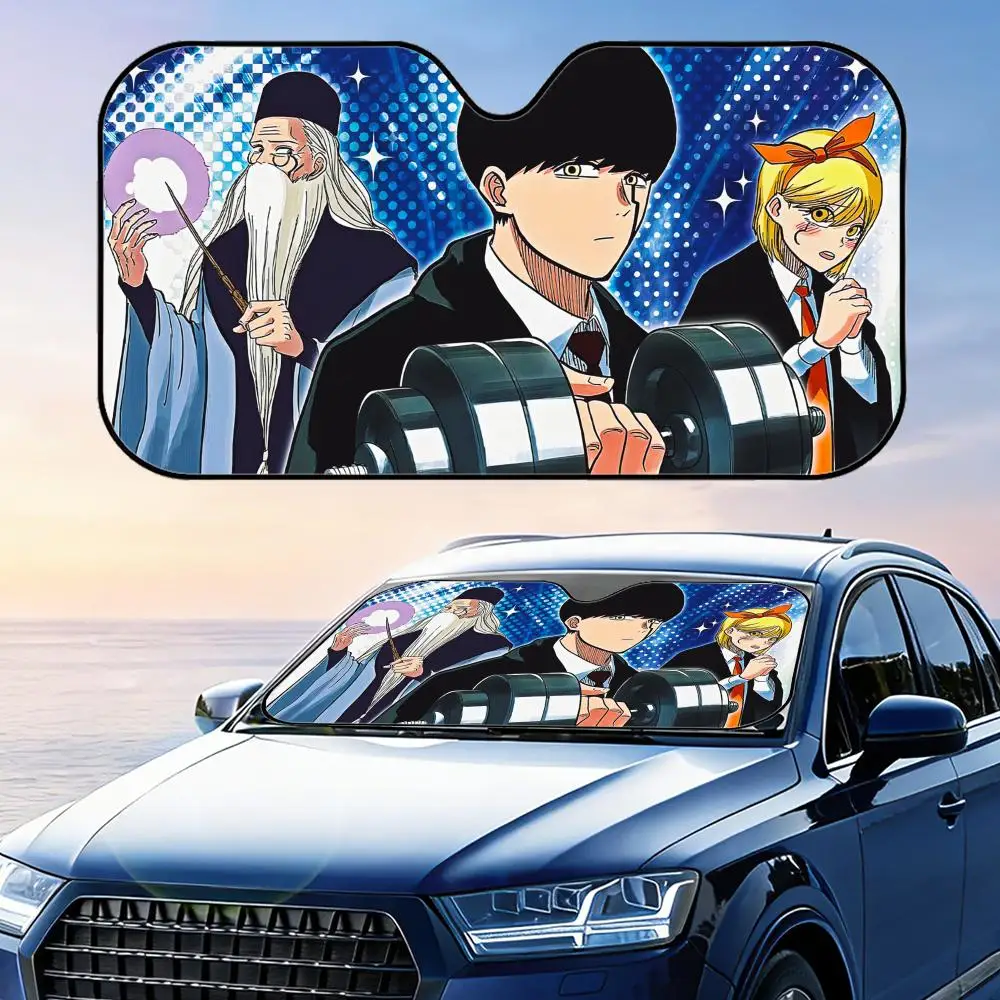 

Солнцезащитный козырек M-Mashle Magic And Muscles, многоразовый, из алюминиевой фольги, с защитой от ультрафиолета, трехслойная теплоизоляция, солнцезащитный экран для лобового стекла