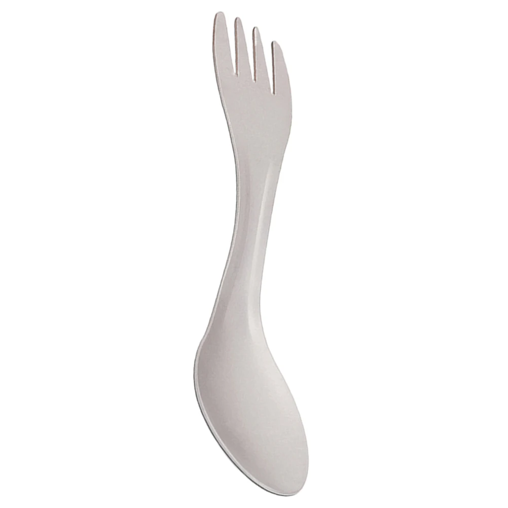 

1Pcs Titanium Double-Ended Spork Portable Lightweight Multi-Function Camping Picnic Hiking Spoon Fork Double-Ended Spork