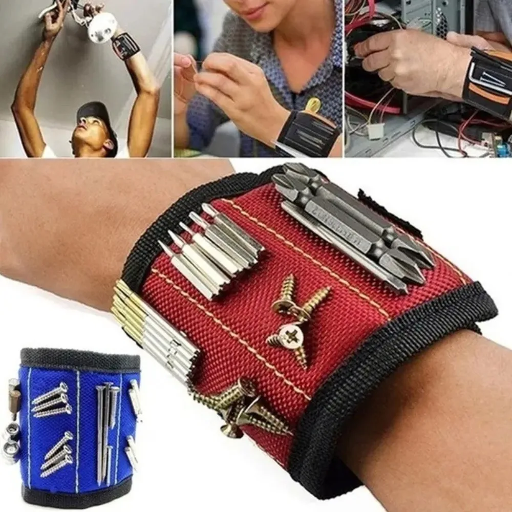 cinto-de-ferramentas-magnetico-para-armazenamento-de-ferramentas-suporte-de-pulso-para-parafusos-pregos-brocas-e-componentes-conjunto-potente