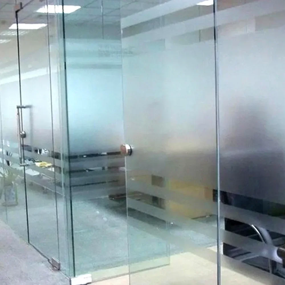 60*200cm Frosted Window Film No Glue Self Adhesive Vinyl Static Cling Privacy Glass Door Sticker Bathroom For Home Decor