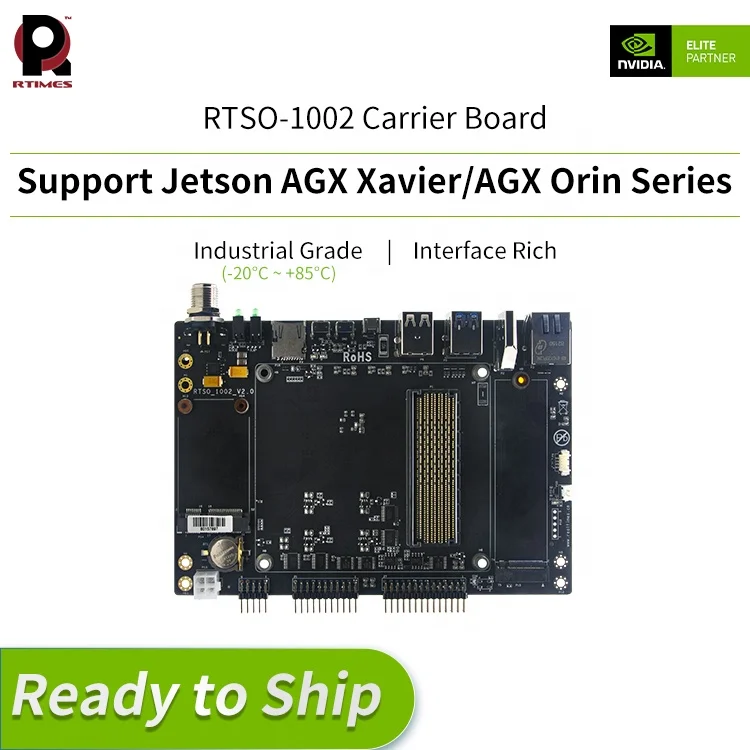 Realtimes NVIDIA Jetson AGX Orin Carrier Board RTSO-1002 Used Nvidia Jetson AGX Orin 64GB 32GB Development Kit And Module