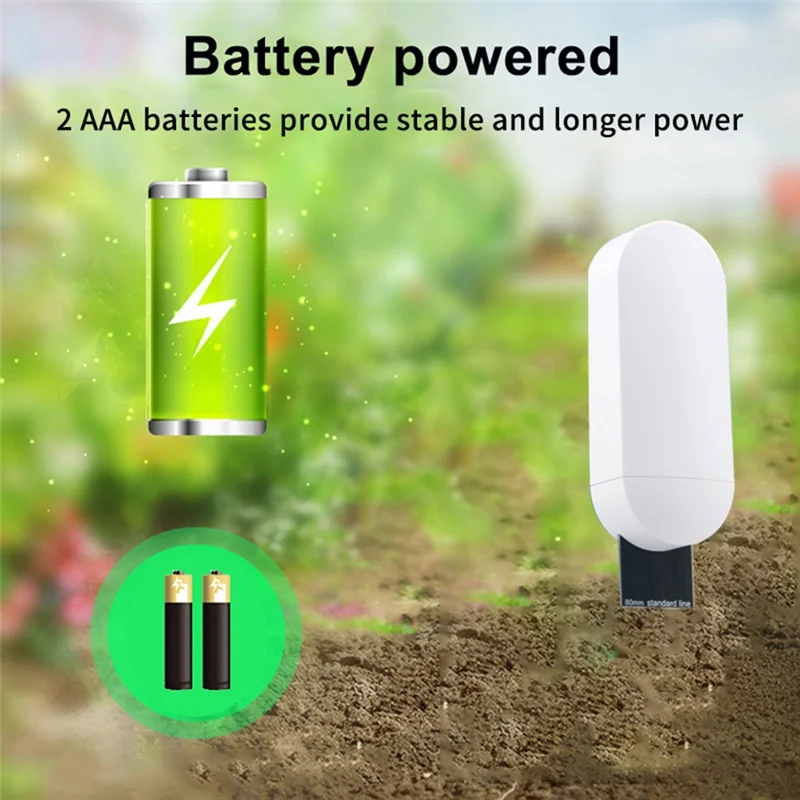 ABSQ-Tuya Zigbee كاشف درجة الحرارة والرطوبة الذكي لاختبار التربة مستشعر الرطوبة