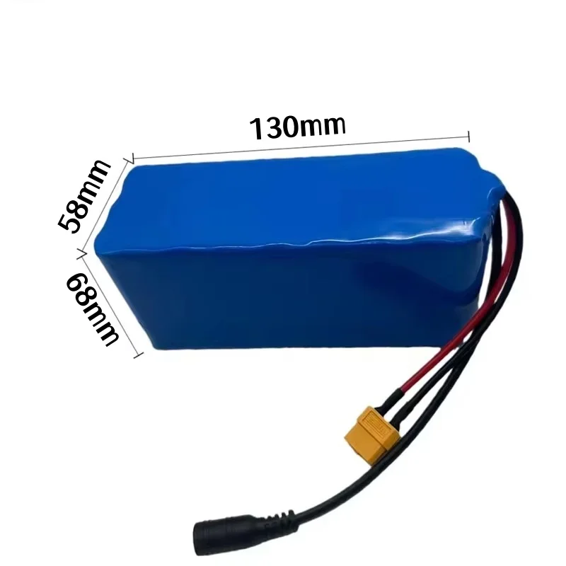 Novo pacote de bateria de íon de lítio recarregável 24V 7S3P 10Ah 18650 com BMS, para equipamentos de acampamento 24V e bateria de energia.