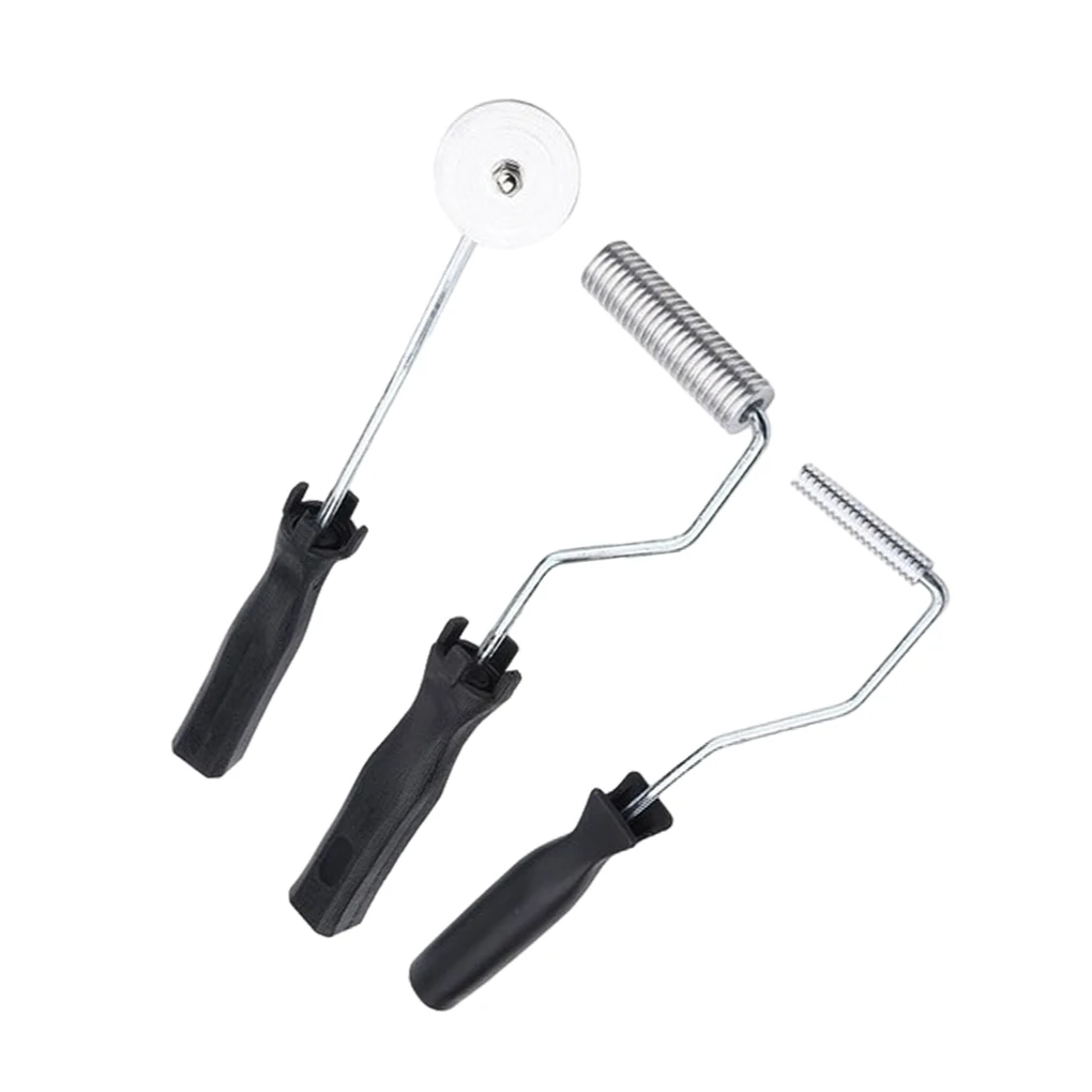 3PCS Fiberglass Roller Kit Bubble Paddle Tool Laminating Roller Kit
