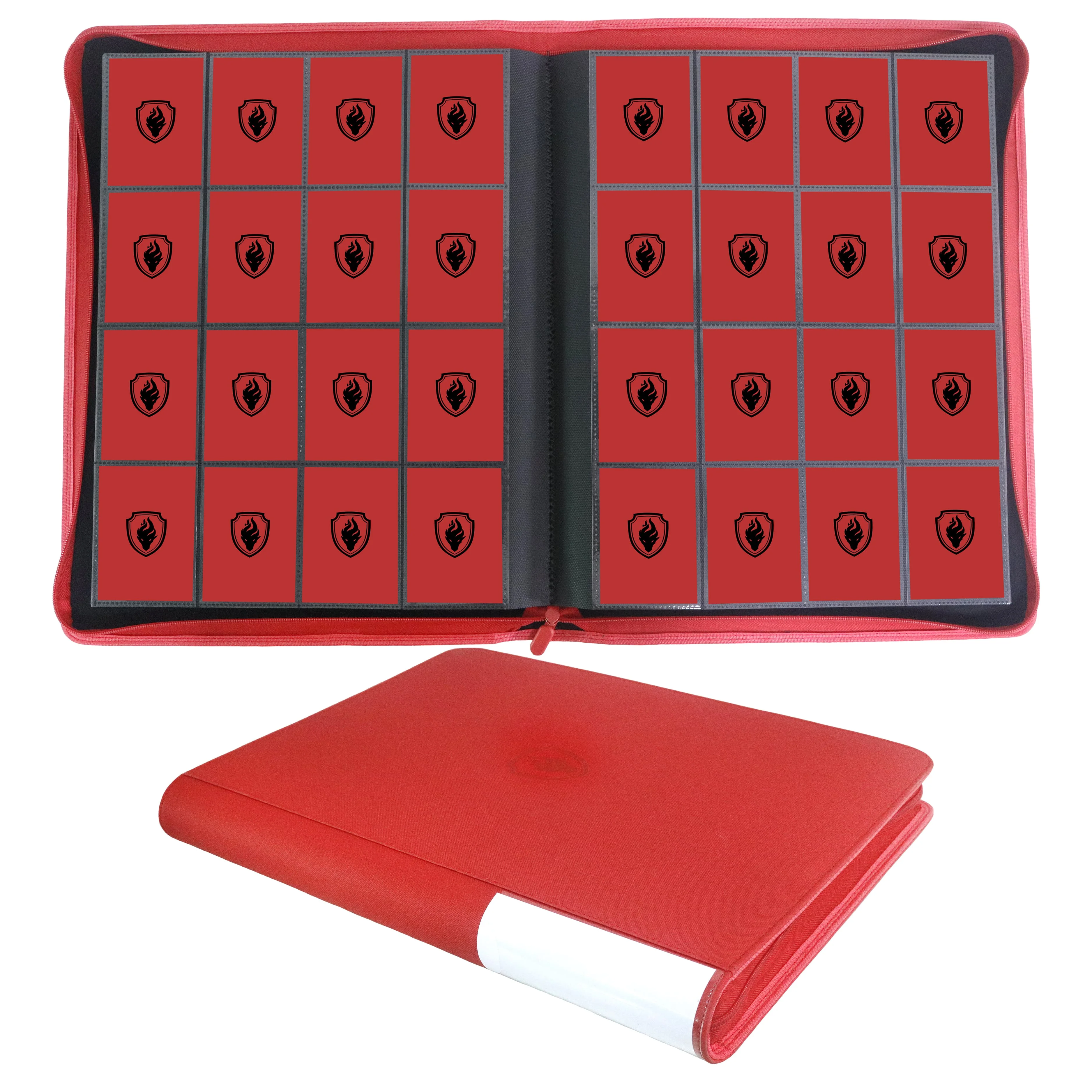 16 Pocket Trading Card Binder, Holds 1600 Cards, PU Collection Album for Sports Trading Cards & Sports Cards/Game Cards,Gift image 3