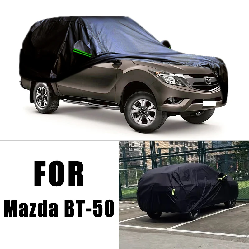 

For Mazda BT-50 All-Weather Car Covers 6-in-1 Waterproof Dustproof UV Proof Snowproof Scratch Resistant Protection