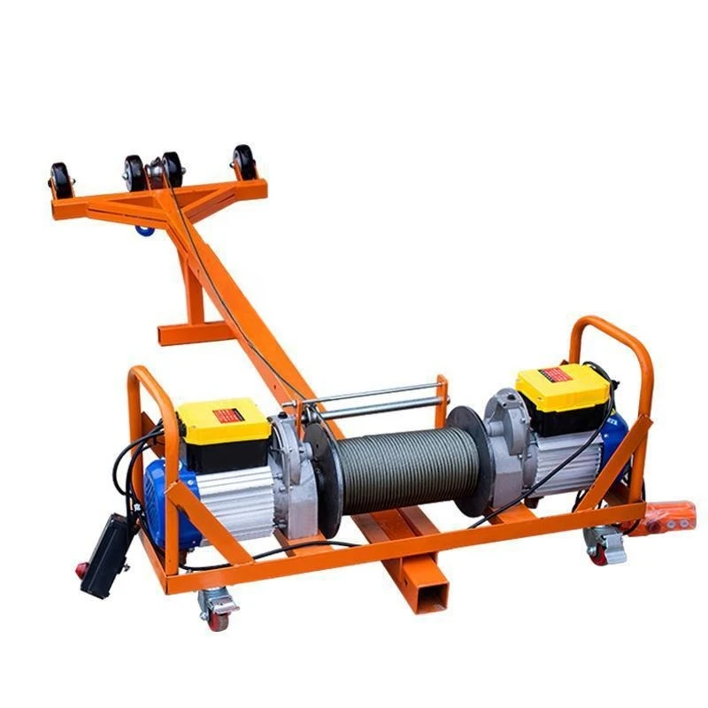 

Electric window crane Small crane 220v household elevator Special crane for glass doors and windows Double motor hoist
