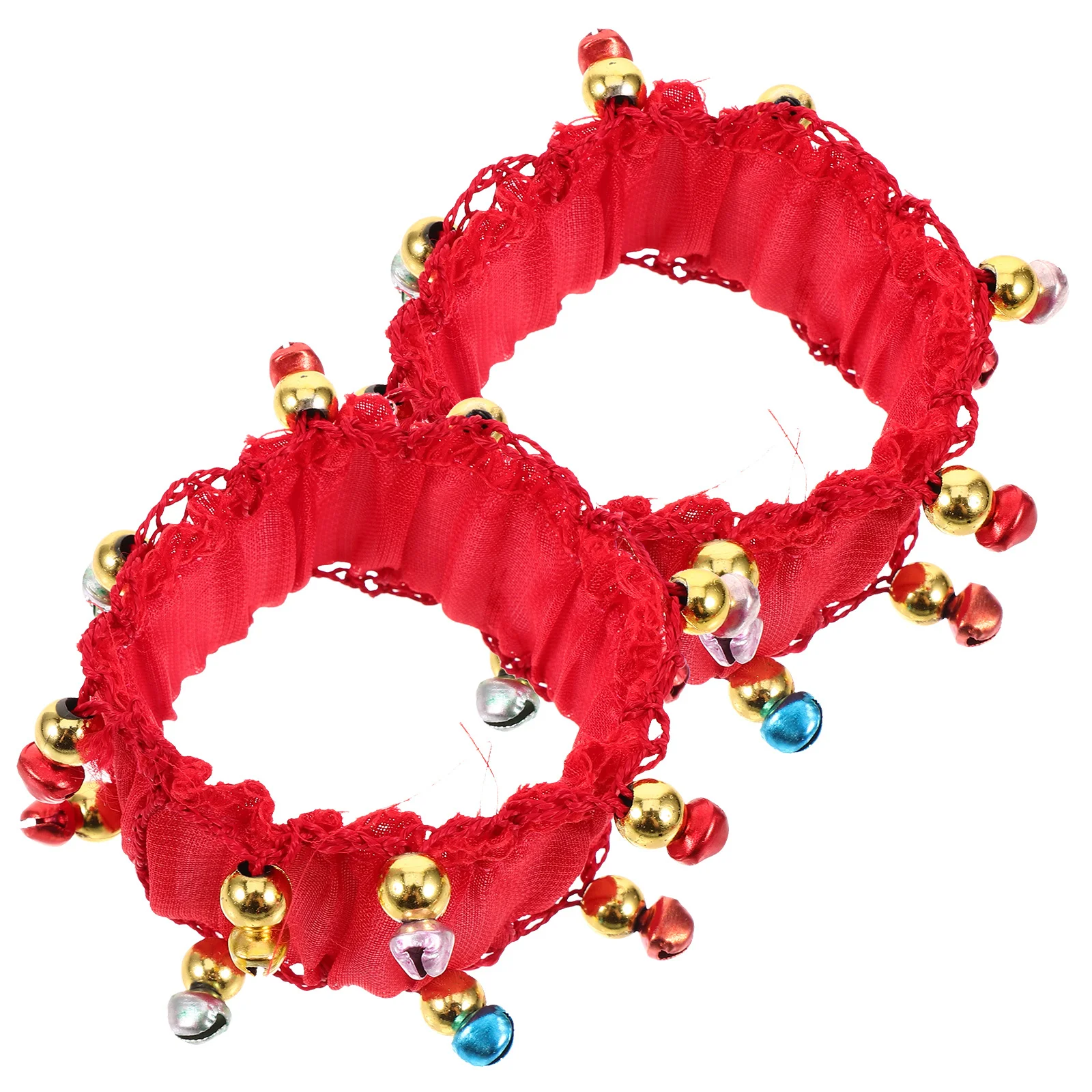 

1Pair Belly Dance Wrist Band Bell Bracelets Chic Dance Accessories Costume Party Supplies Wrist Bands Bracelets
