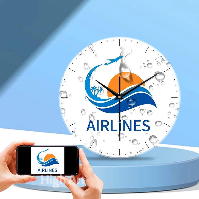 

[customized] Custom Photo Wall Clock-12" 14" Silent Quartz Art Clock with Your Picture Unique Birthday/Xmas Gift wall decoratio