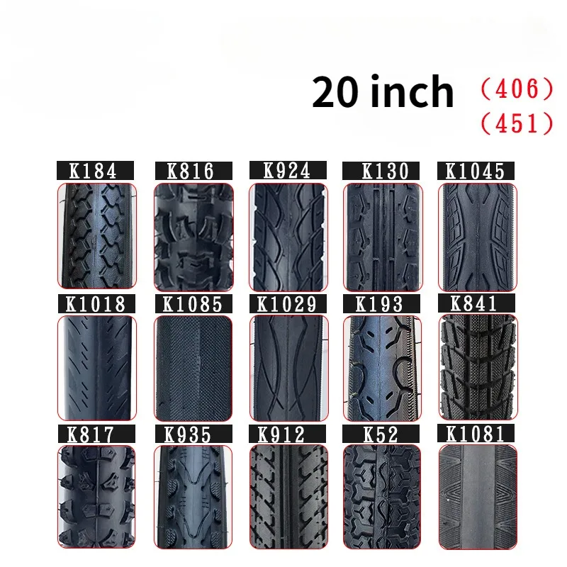 1pc 20 inch mountain bike outer tire 406 1.25 1.5 1.75 1.95 2.125 outer tire 451 bicycle tire