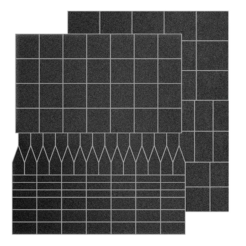 14-Piece Sandpaper Pre-Cut Mesh (1008 Pieces) For ES-A Reciprocating Sander Flat And Round Sanding Heads Easy Install