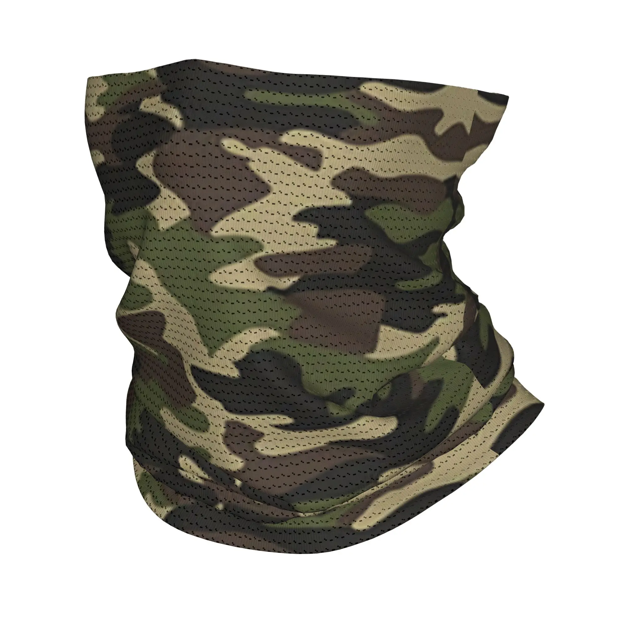 

Custom Army Camo Camouflage Bandana Winter Neck Warmer Men Windproof Wrap Face Scarf for Ski Military Tactical Gaiter Headband